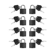 8 Pack Locks Malý visiaci zámok s kľúčom na batožinu Gym Lo