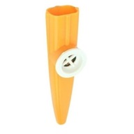Plastový oranžový hračkársky nástroj KAZOO
