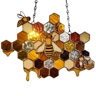 Slnečná dekorácia v tvare včely