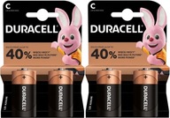 4x ALKALICKÁ BATÉRIA DURACELL C LR14 MN1400 R14 4x ALKALICKÁ BATÉRIA DURACELL C LR14 MN1400 R14