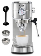 Yoer 1,2L INOX 20bar 1450W tlakový kávovar + napeňovač Yoer 1,2L INOX 20bar 1450W tlakový kávovar + napeňovač