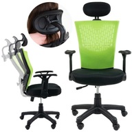 Ergonomická kancelárska stolička Zelená kancelárska stolička