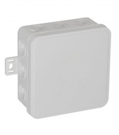Prázdny nástenný box s 12 vstupmi VIPLAST V6 click WHITE IP54 85x85x41mm 036- Prázdny nástenný box s 12 vstupmi VIPLAST V6 click WHITE IP54 85x85x41mm 036-