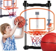 Basketbalový SET pre deti na doma, na dvere.Digitálne počítadlo bodov