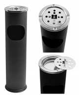 POPOLNÍK, STOJACÍ KOŠ, KOVOVÝ, 8L, ČIERNA POPOLNÍK, STOJACÍ KOŠ, KOVOVÝ, 8L, ČIERNA