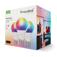 Nanoleaf Essentials Smart Bulbs - sada 3 žiaroviek Žiarovky A19-A60-E27 (tec Nanoleaf Essentials Smart Bulbs - sada 3 žiaroviek Žiarovky A19-A60-E27 (tec
