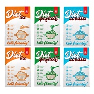 6x Cheat Meal Konjac cestoviny 6x 400g MIX 7 kcal KETO DIÉTA 6x Cheat Meal Konjac cestoviny 6x 400g MIX 7 kcal KETO DIÉTA