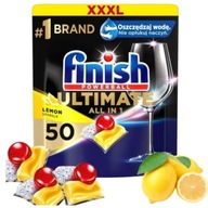 FINISH ULTIMATE VŠEOBECNÉ KAPSULY DO UMÝVAČKY RIADU CITRÓNOVÉ TABLETY 50 ks XXL FINISH ULTIMATE VŠEOBECNÉ KAPSULY DO UMÝVAČKY RIADU CITRÓNOVÉ TABLETY 50 ks XXL