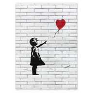 Plagáty 50x70 Banksy Girl Balloon Plagáty 50x70 Banksy Girl Balloon