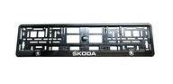 RÁM NA ŠPZ SKODA, SILIKÓNOVÝ NÁPIS RÁM NA ŠPZ SKODA, SILIKÓNOVÝ NÁPIS