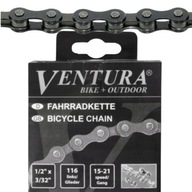 REŤAZ NA BICYKEL 5/6/7 VENTURA 1/2" x 3/32" 116L hnedá REŤAZ NA BICYKEL 5/6/7 VENTURA 1/2" x 3/32" 116L hnedá