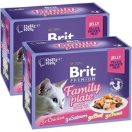 Brit Cat Pouch Jelly Fillet Family Tanier 24x85g