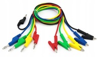 TESTOVACIE KÁBLE PRE MULTIMETER 5xBANÁN 5xKROKODÝL TESTOVACIE KÁBLE PRE MULTIMETER 5xBANÁN 5xKROKODÝL