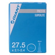 Giant MTB duša na bicykel 27,5 Presta, veľkosti 2,1-2,4 Giant MTB duša na bicykel 27,5 Presta, veľkosti 2,1-2,4