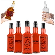 10x DANIELS vianočné darčekové fľaše 500ml s potlačou na Nalewka 0,5l 10x DANIELS vianočné darčekové fľaše 500ml s potlačou na Nalewka 0,5l