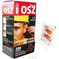 OSZ štuple do uší, štuple do uší, 200 párov, pena OSZ štuple do uší, štuple do uší, 200 párov, pena