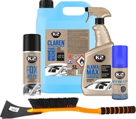 Zimná sada K2 do auta: Defroster Liquid, Scraper Zimná sada K2 do auta: Defroster Liquid, Scraper