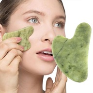 GUA SHA KAMEŇOVÝ JADE MASÁŽER GREEN JADE GUA SHA KAMEŇOVÝ JADE MASÁŽER GREEN JADE