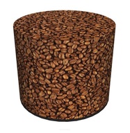 Pouffe do haly s kávovými zrnami Pouffe do haly s kávovými zrnami