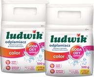LUDWIK SODA OXY odstraňovač škvŕn na umývanie farieb 2x650 LUDWIK SODA OXY odstraňovač škvŕn na umývanie farieb 2x650