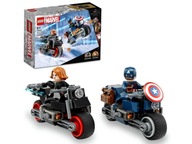 Motorky LEGO Marvel Widow a Captain America