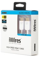 TECHLINK HDMI kábel 2m iWires 4K 3D UHD 7.1 biely TECHLINK HDMI kábel 2m iWires 4K 3D UHD 7.1 biely