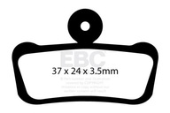 EBC organické podložky na bicykel CFA633R EBC organické podložky na bicykel CFA633R