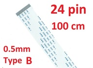 Flex páska FPC FFC VW-1 AWM 20624 80C 60V 100cm 24 Flex páska FPC FFC VW-1 AWM 20624 80C 60V 100cm 24