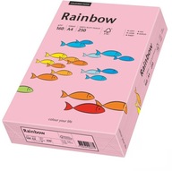 Farebný papier Rainbow A4 160g 250k ružový (R55)