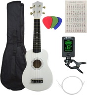 DREVENÝ SOPRAN UKULELE KRYT KOCKY TUNER DREVENÝ SOPRAN UKULELE KRYT KOCKY TUNER