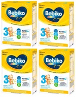 BEBIKO JUNIOR 3 NUTRIFLOR EXPERT MILK 12M+ 4x600G BEBIKO JUNIOR 3 NUTRIFLOR EXPERT MILK 12M+ 4x600G