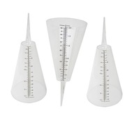 3 kusy Vodopád Rain Gauge Dažďové zrážky 3 kusy Vodopád Rain Gauge Dažďové zrážky