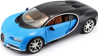 BUGATTI Chiron modrý 1:24 model Maisto 31514 BUGATTI Chiron modrý 1:24 model Maisto 31514