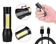 Nabíjací svetlomet Cree XM-L T6 ZOOM USB Nabíjací svetlomet Cree XM-L T6 ZOOM USB