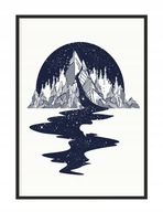 OBRAZOVÝ PLAGÁT bez rámu 50x70 cm Hory P1090 OBRAZOVÝ PLAGÁT bez rámu 50x70 cm Hory P1090