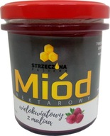 Multikvetový med s malinami, malinový med 400g Multikvetový med s malinami, malinový med 400g