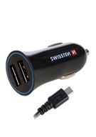 SWISSTEN AUTONABÍJAČKA 2,4A 2x USB + KÁBL SWISSTEN AUTONABÍJAČKA 2,4A 2x USB + KÁBL