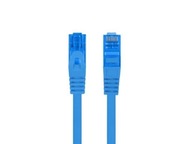 Patchcord S/FTP 6a Lanberg 10 m modrý Patchcord S/FTP 6a Lanberg 10 m modrý
