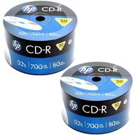 HP CD-R 700 MB CD 100 KS NA ARCHIVOVANIE