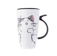 Elegantný keramický hrnček s vrchnákom CAT 500ml KB10 WZ2 Elegantný keramický hrnček s vrchnákom CAT 500ml KB10 WZ2
