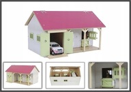 Stajňa s dvoma boxmi 34 x 22 x 19 cm 1:32 RUŽOVÁ Stajňa s dvoma boxmi 34 x 22 x 19 cm 1:32 RUŽOVÁ