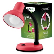 Nastaviteľná lampa na školský stôl, stojaca pri posteli E27, ružová Nastaviteľná lampa na školský stôl, stojaca pri posteli E27, ružová