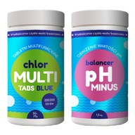 CHLOR MULTI TABS BLUE + pH BALANCER MÍNUS Fast Blue Professional CHLOR MULTI TABS BLUE + pH BALANCER MÍNUS Fast Blue Professional