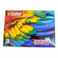 PUZZLE 2000 dielikov Farebné perie PUZZLE 2000 dielikov Farebné perie