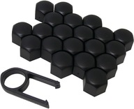 20x KRYTY ZÁSUVKOV Skrutiek kolies 19MM ČIERNA 20x KRYTY ZÁSUVKOV Skrutiek kolies 19MM ČIERNA
