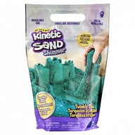 Kinetic Sand tyrkysový kinetický piesok s trblietkami