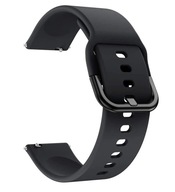 Remienok na smart hodinky remienok 20 mm čierny Remienok na smart hodinky remienok 20 mm čierny