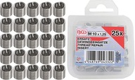 Náhradné doštičky pre závity M10 x 1,25 mm 25 ks Náhradné doštičky pre závity M10 x 1,25 mm 25 ks