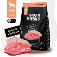 Pan Mięsko Suché krmivo pre psov TEĽACIE TURECKO ZELENINA Veľké plemená XL 20kg Pan Mięsko Suché krmivo pre psov TEĽACIE TURECKO ZELENINA Veľké plemená XL 20kg