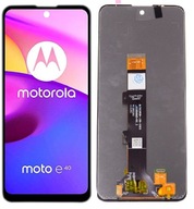 LCD digitizér Motorola E40 (čierny)